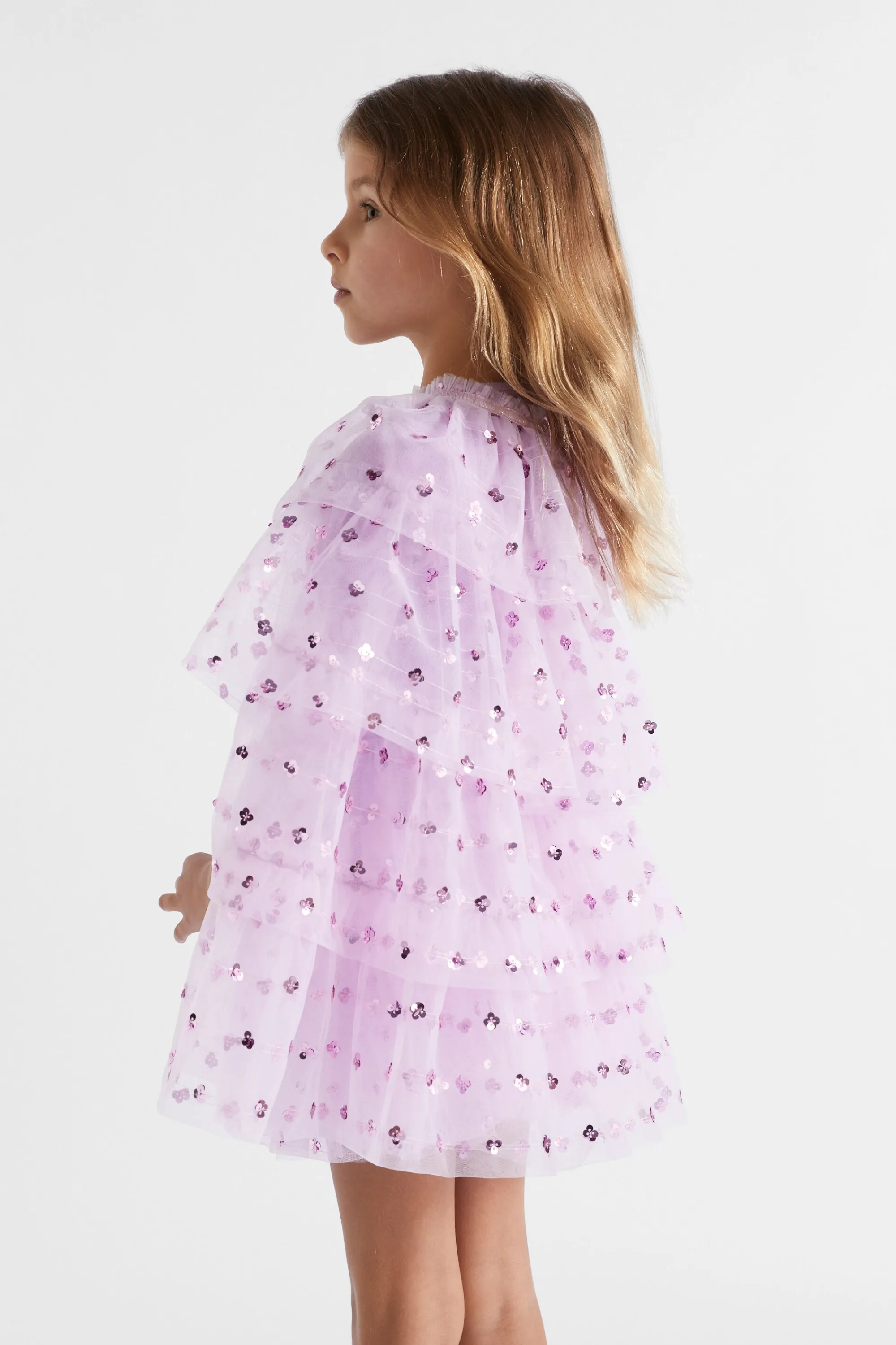 Girl Seed Heritage Ponchos & Capes-Sequin Party Cape