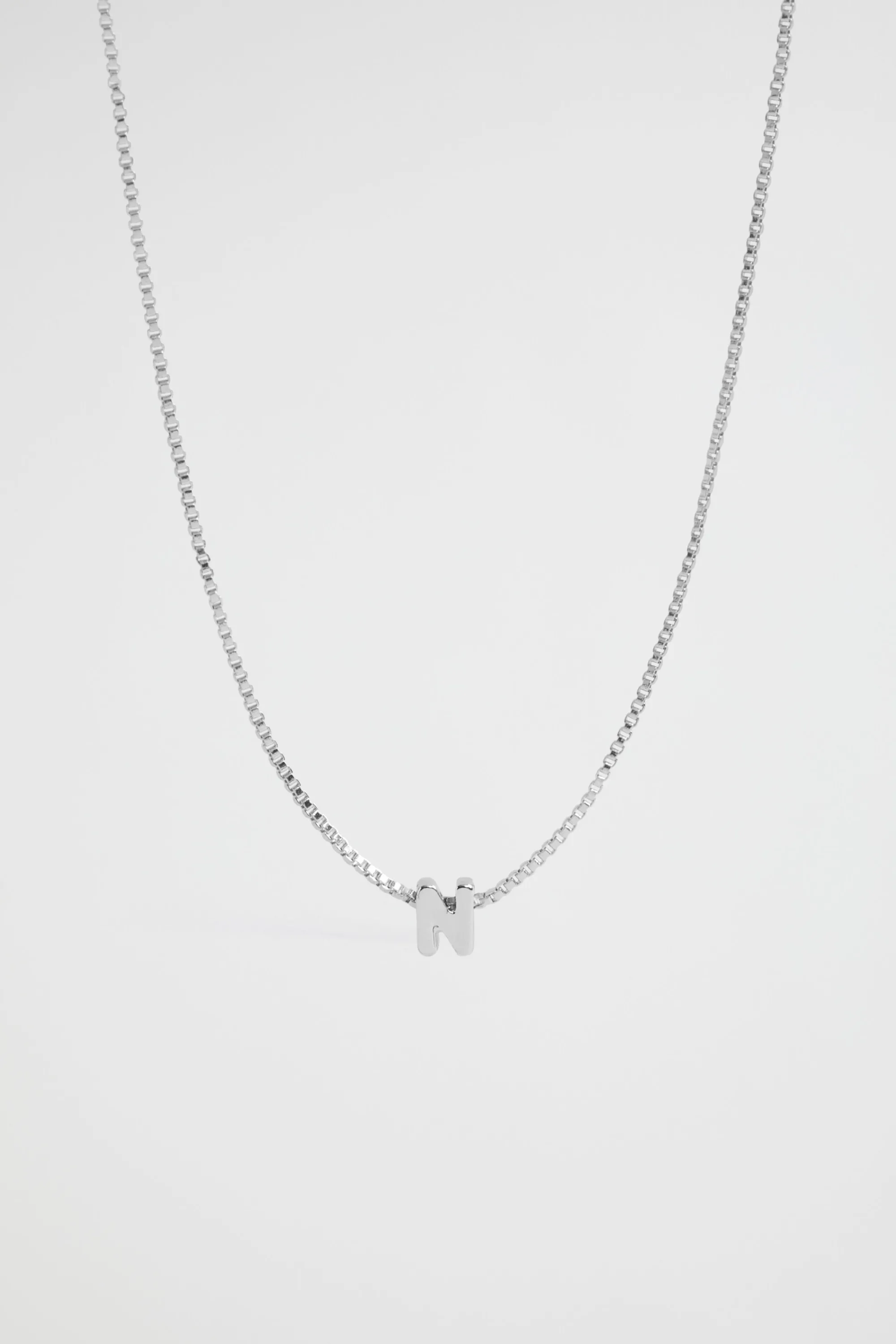 Woman Seed Heritage Jewellery-Silver Iitial Ecklace