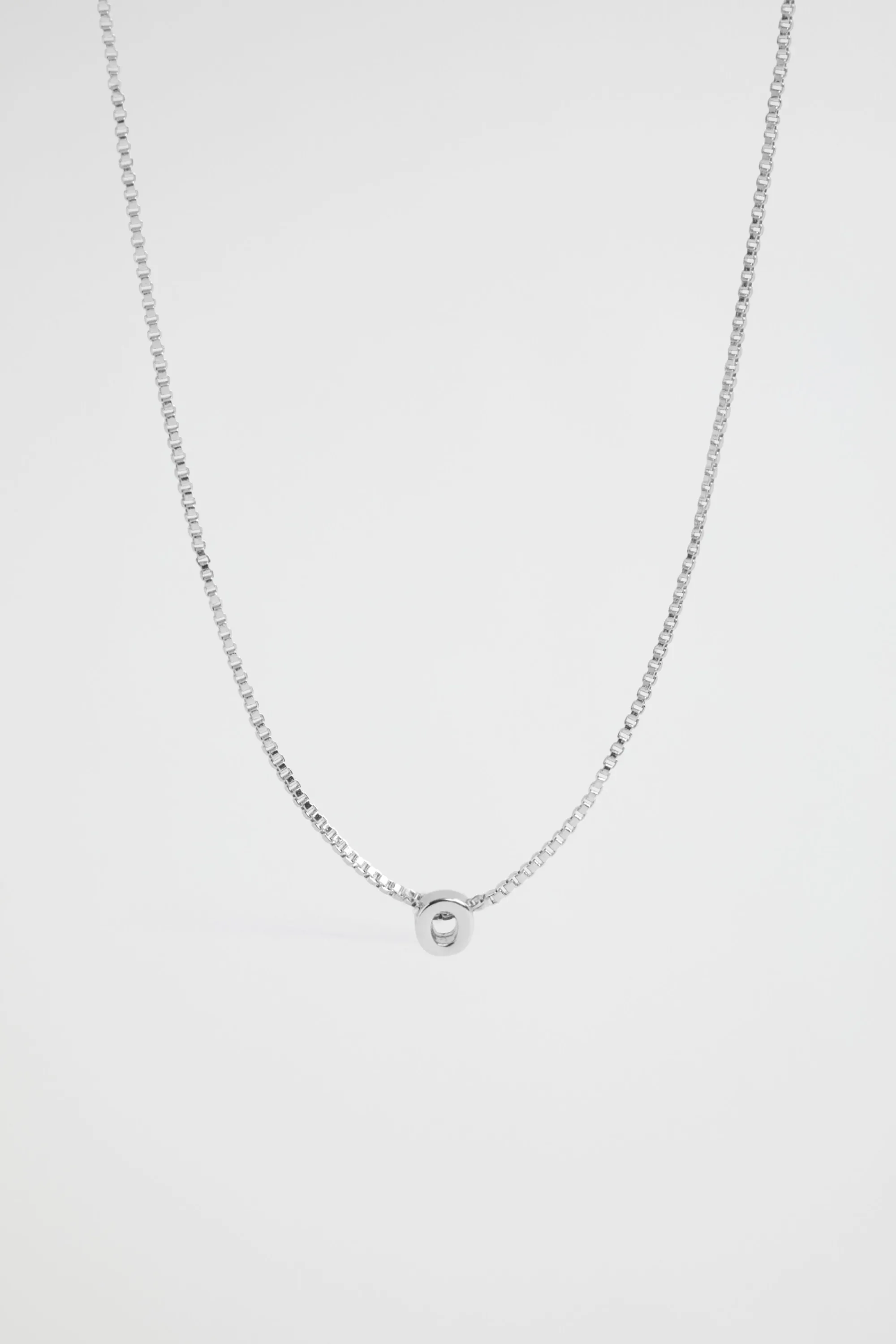 Woman Seed Heritage Jewellery-Silver Initial Necklace