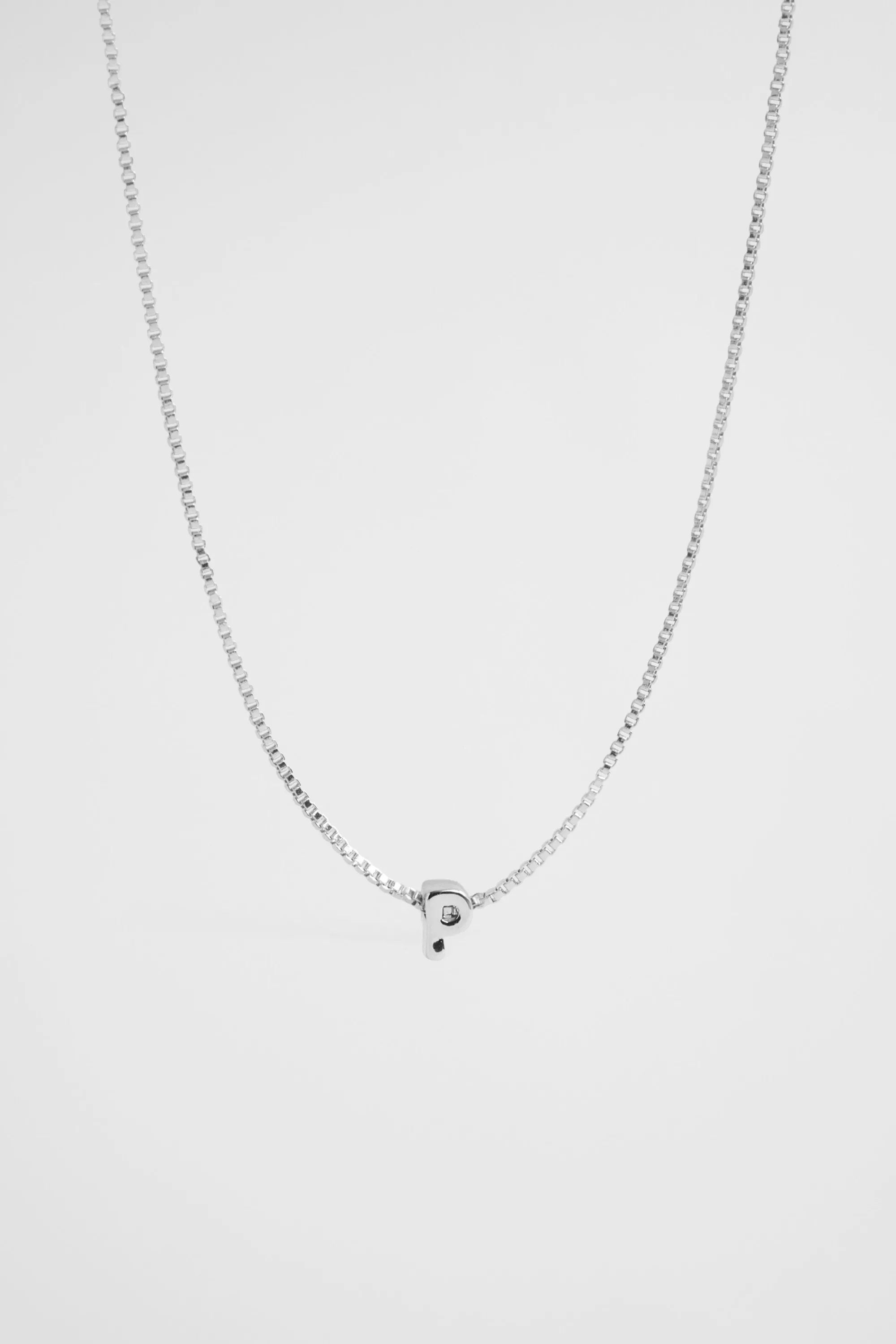 Woman Seed Heritage Jewellery-Silver Initial Necklace