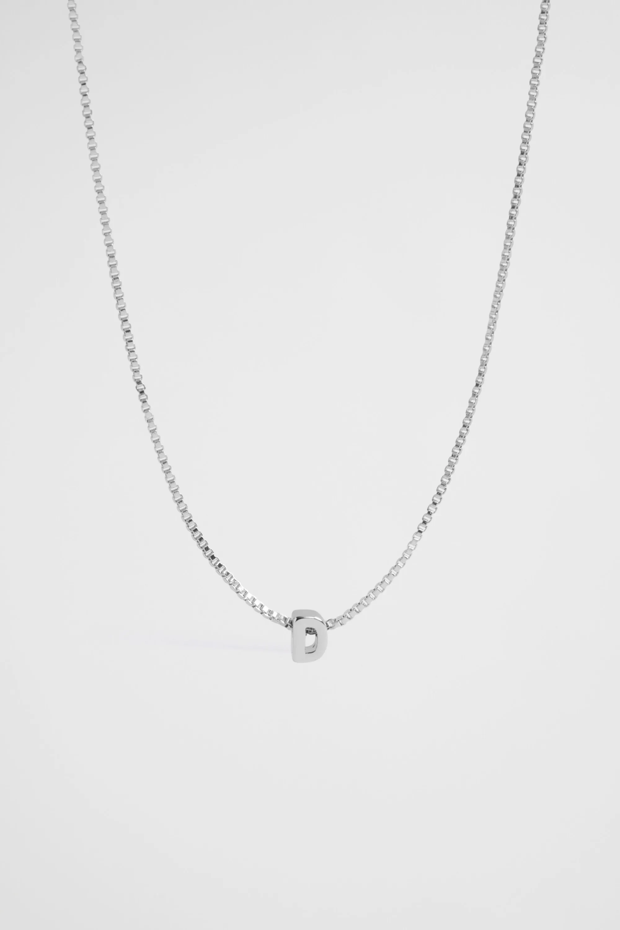 Woman Seed Heritage Jewellery-Silver Initial Necklace