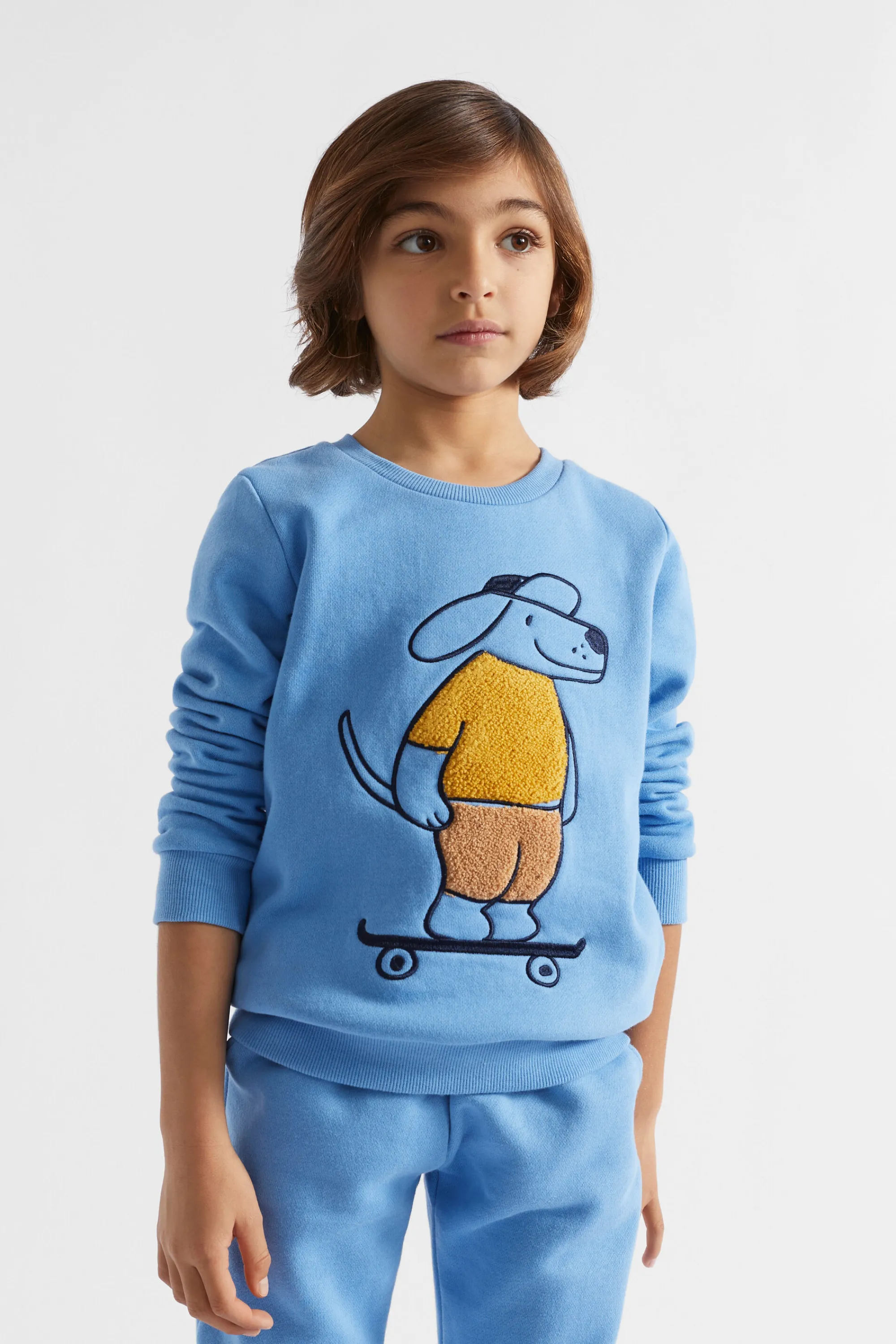 Boy Seed Heritage Knitwear & Sweaters-Skating Dog Sweat