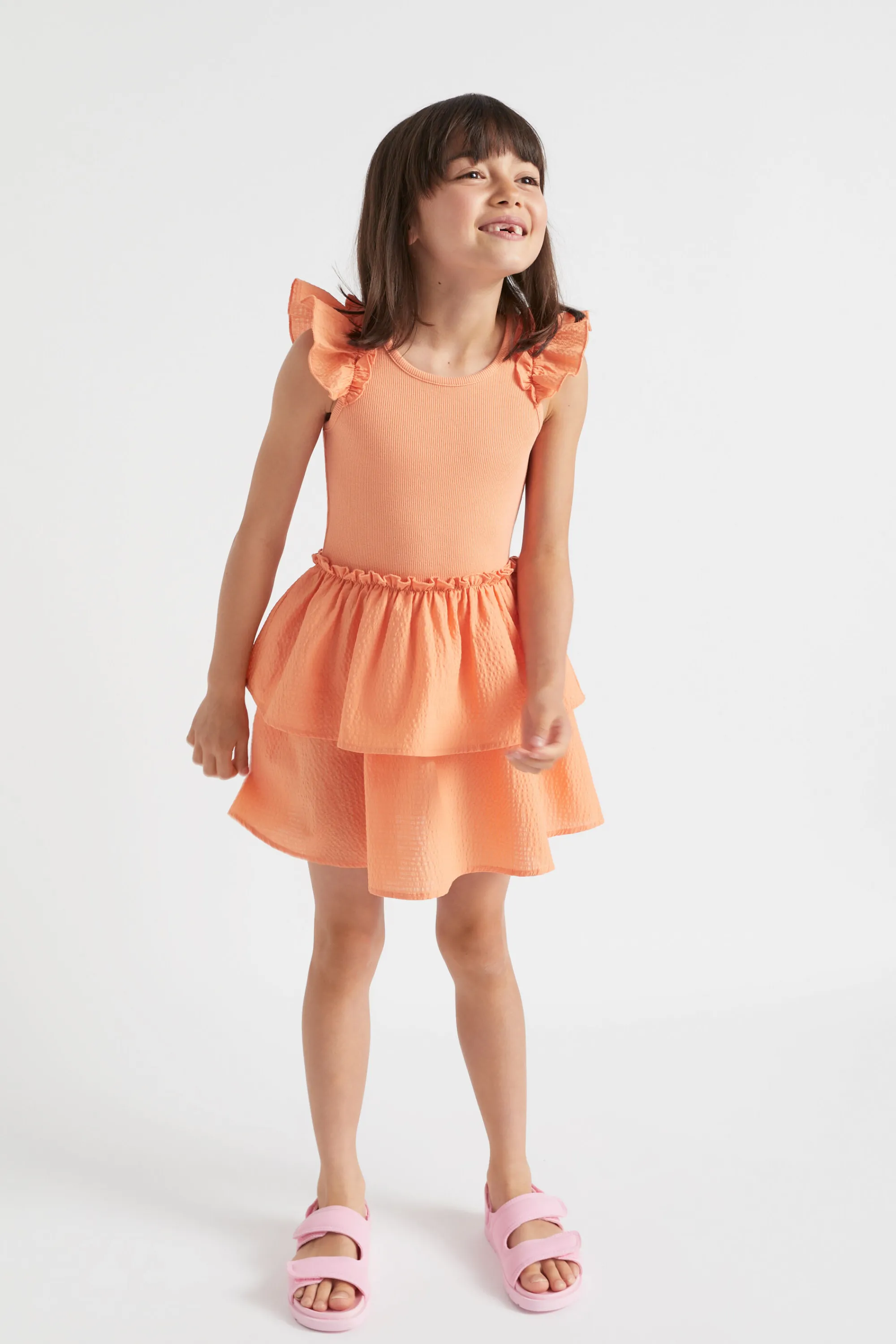 Girl Seed Heritage Dresses-Splice Tank Dress