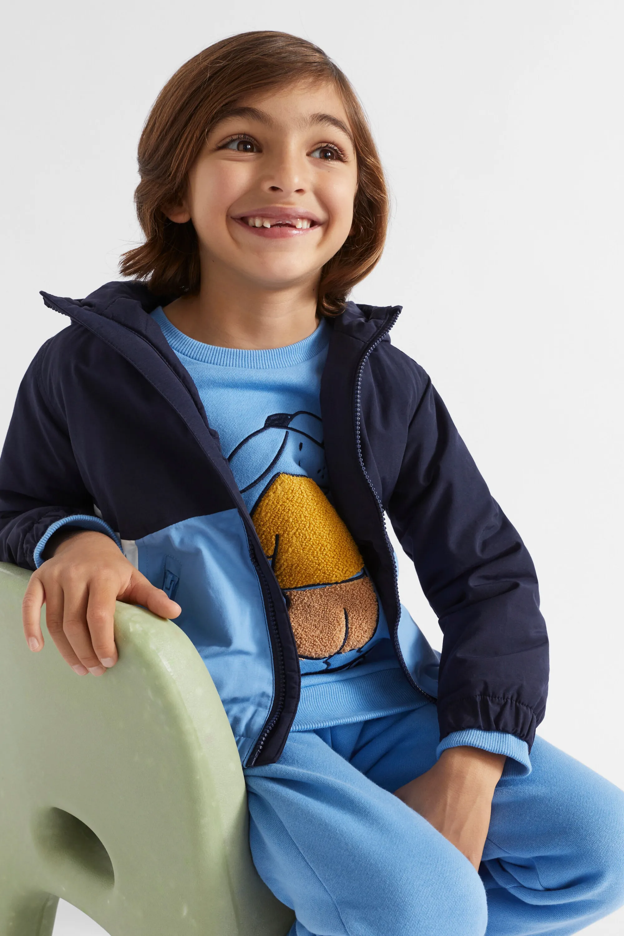 Boy Seed Heritage Jackets & Vests-Spliced Jacket