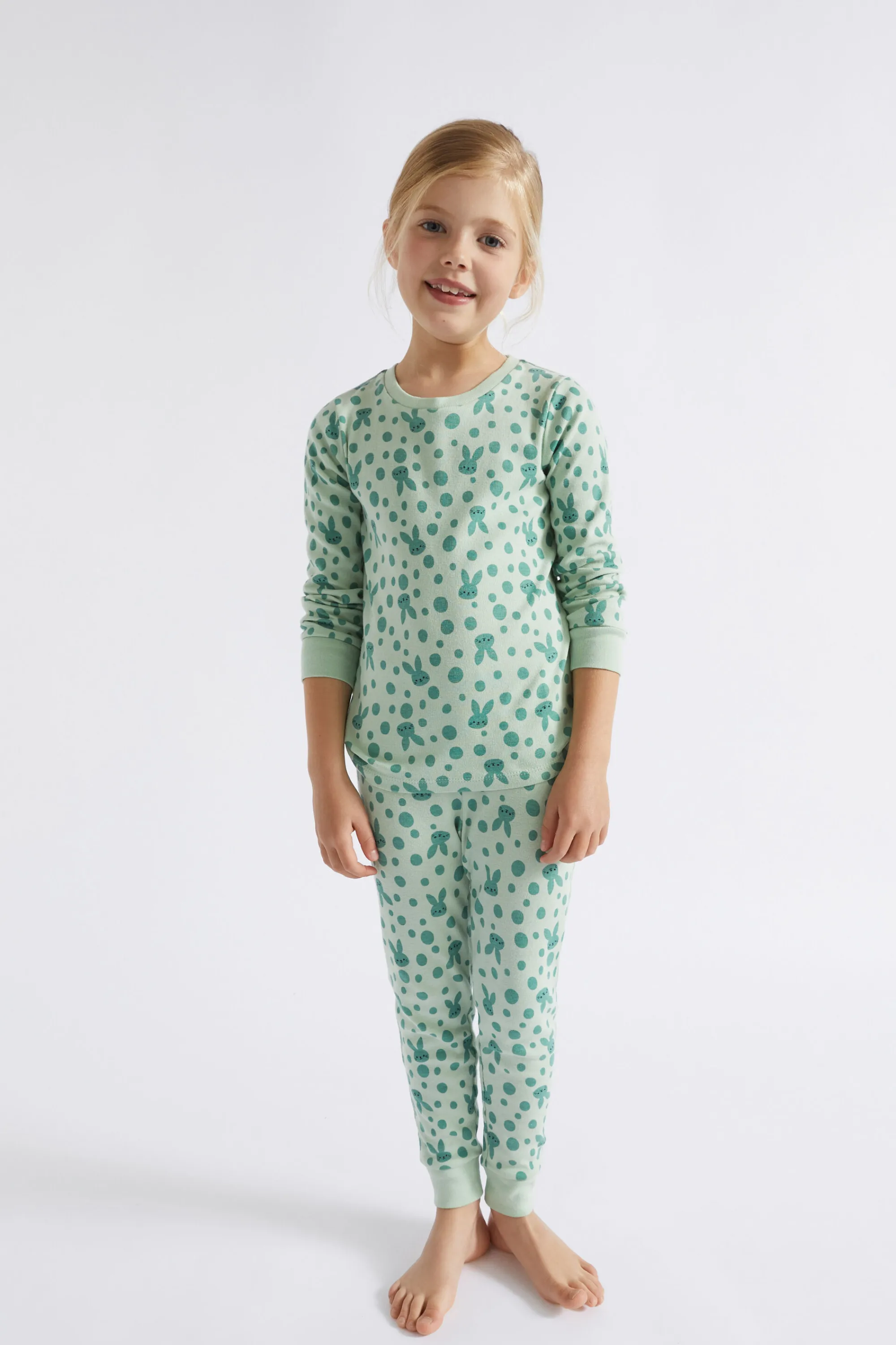 Girl Seed Heritage Pyjamas & Sleepwear-Spotted Bunny Pyjama