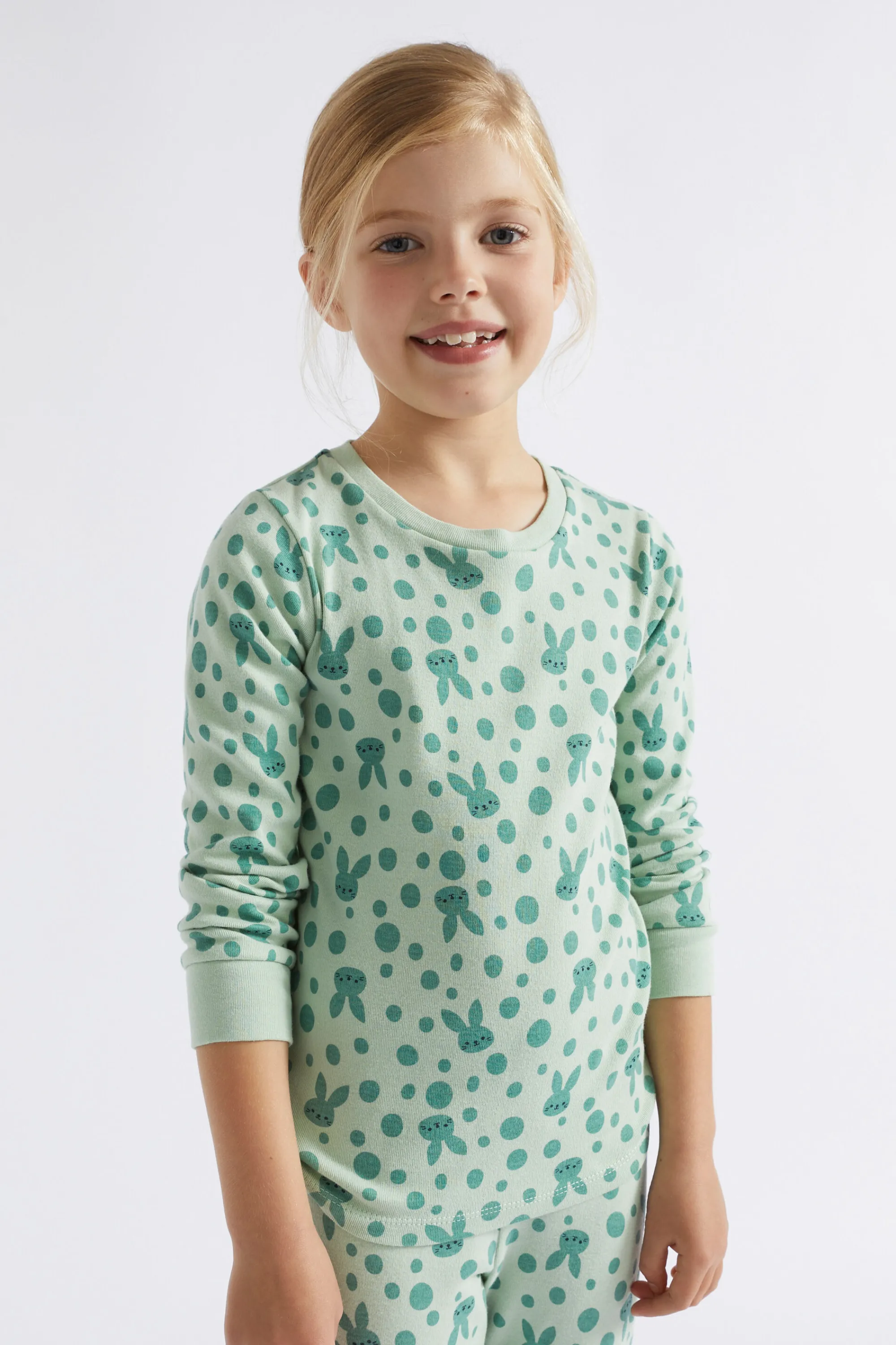 Girl Seed Heritage Pyjamas & Sleepwear-Spotted Bunny Pyjama