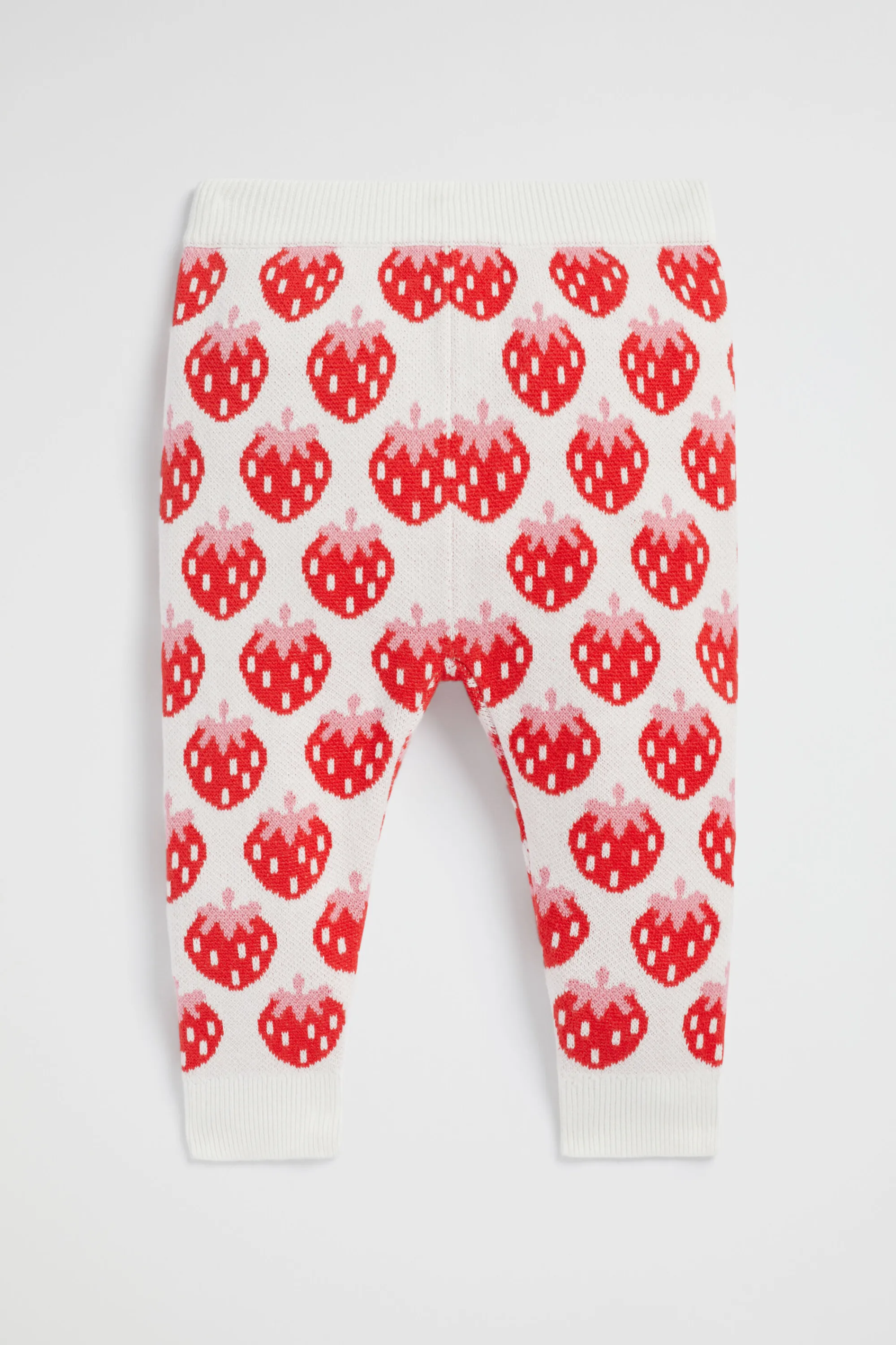 Baby Girl Seed Heritage Knitwear & Sweaters-Strawberry Knit Pant