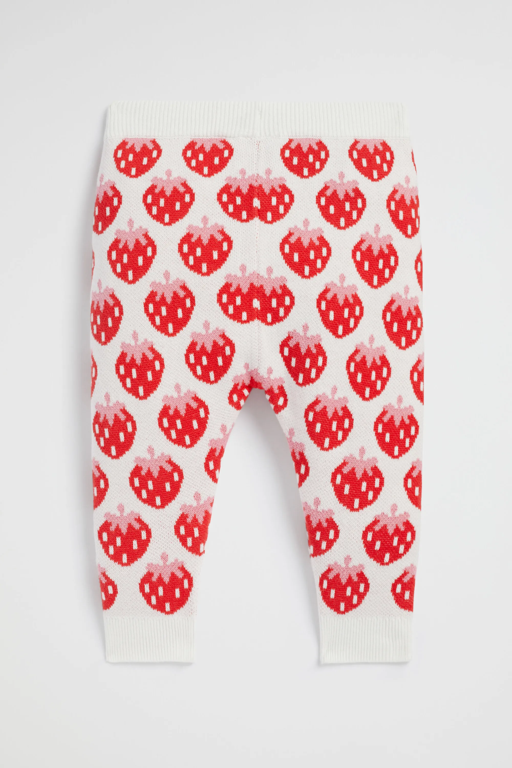 Baby Girl Seed Heritage Knitwear & Sweaters-Strawberry Knit Pant