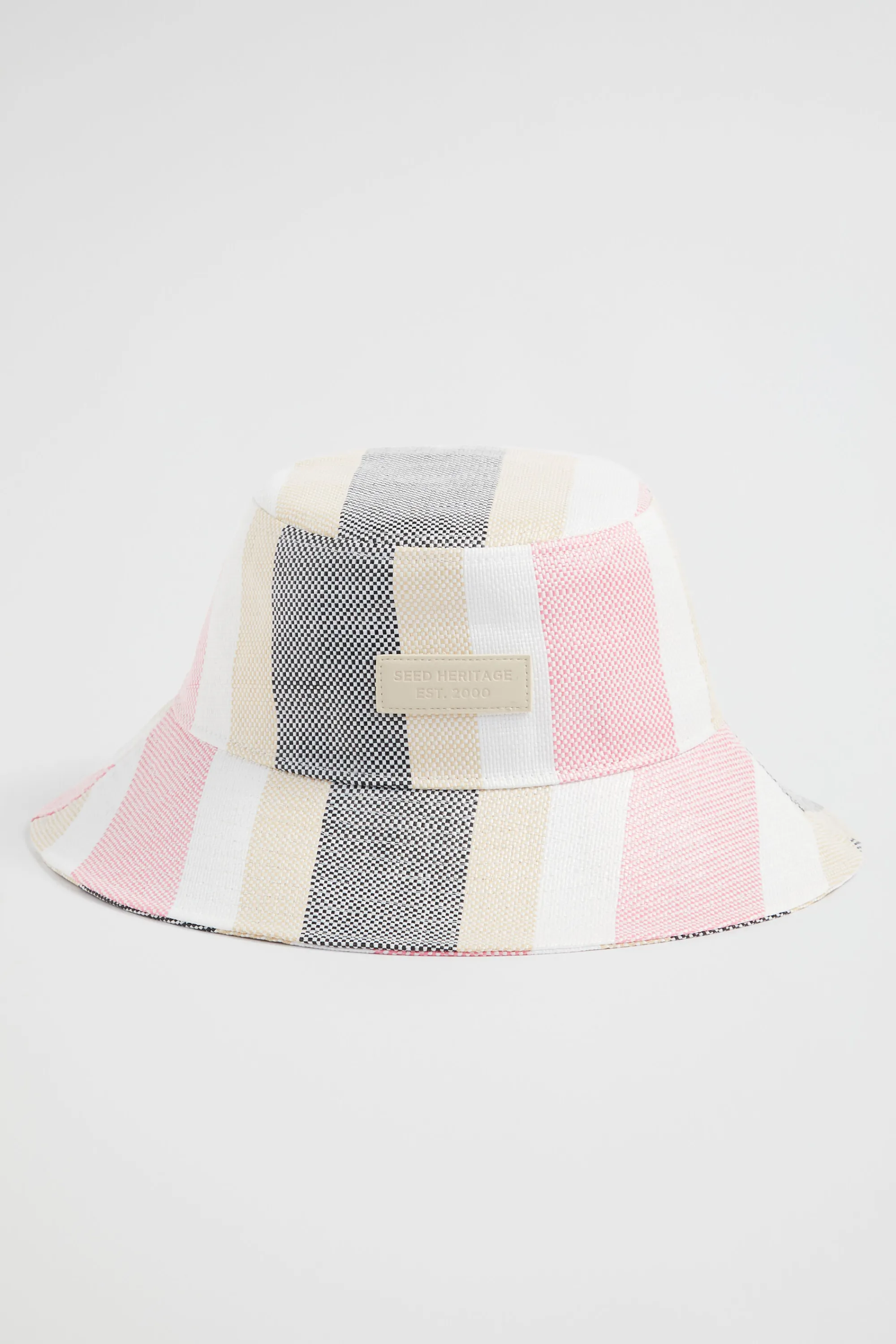 Woman Seed Heritage Hats & Gloves-Stripe Bucket Hat