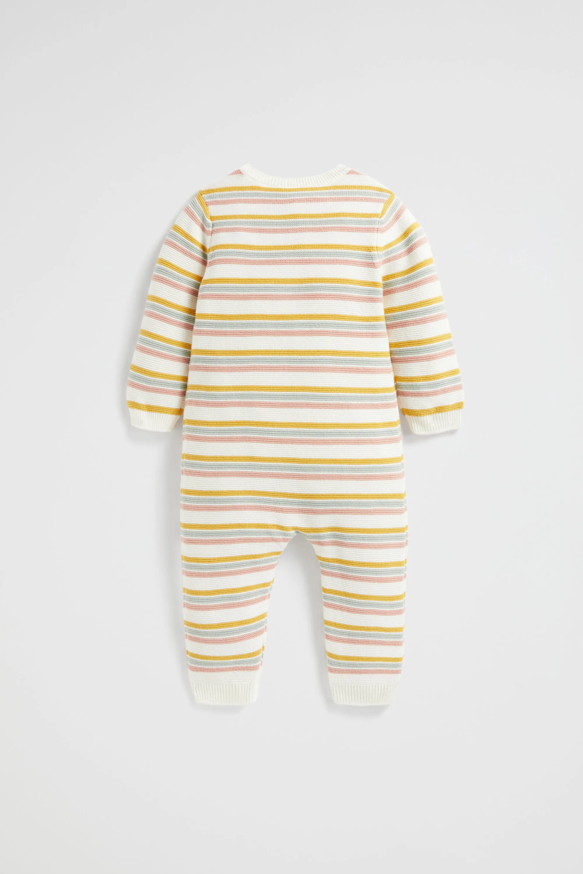 Newborn Seed Heritage Jumpsuits & Overalls-Stripe Knit Jumpsuit