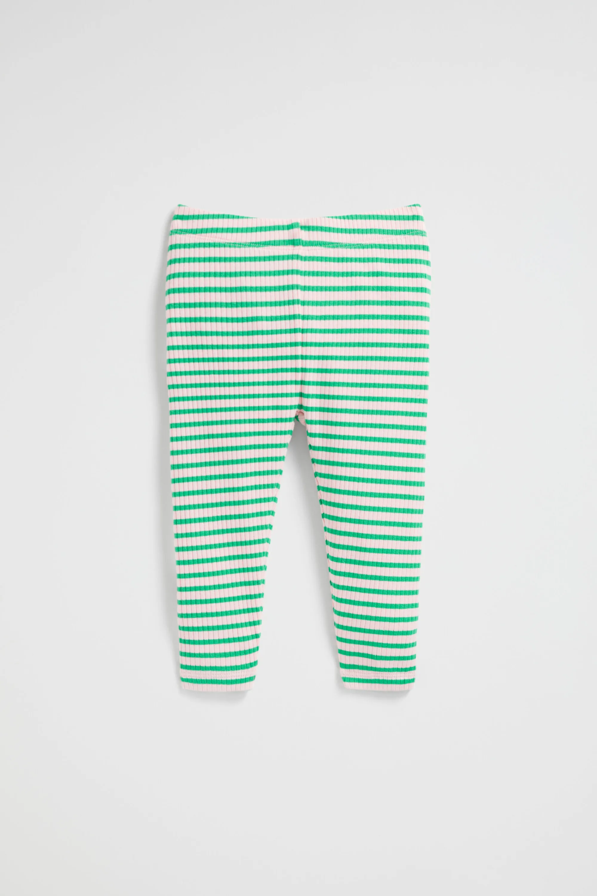 Baby Girl Seed Heritage Pants-Stripe Rib Legging