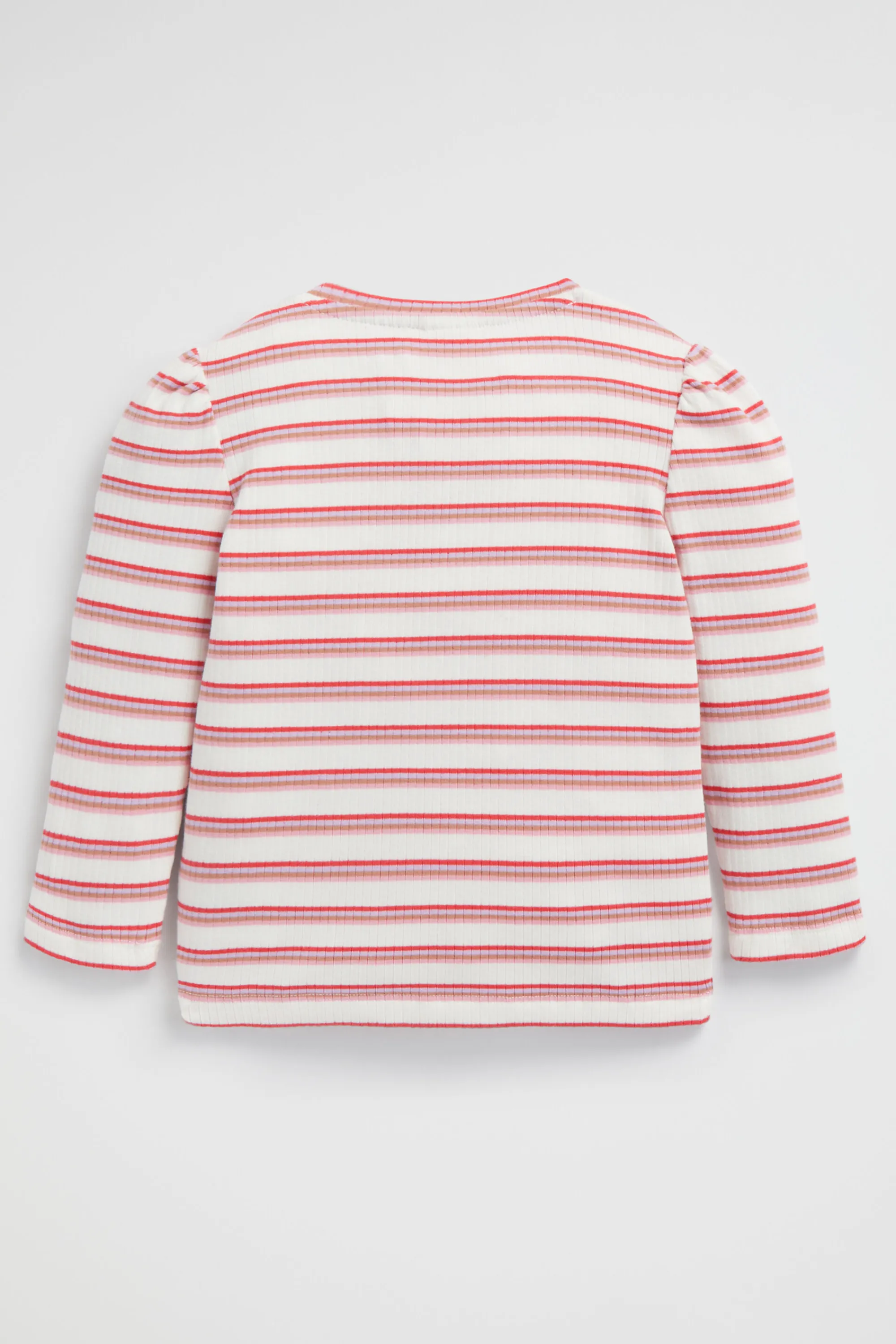 Baby Girl Seed Heritage T-Shirts & Tops-Stripe Rib Tee