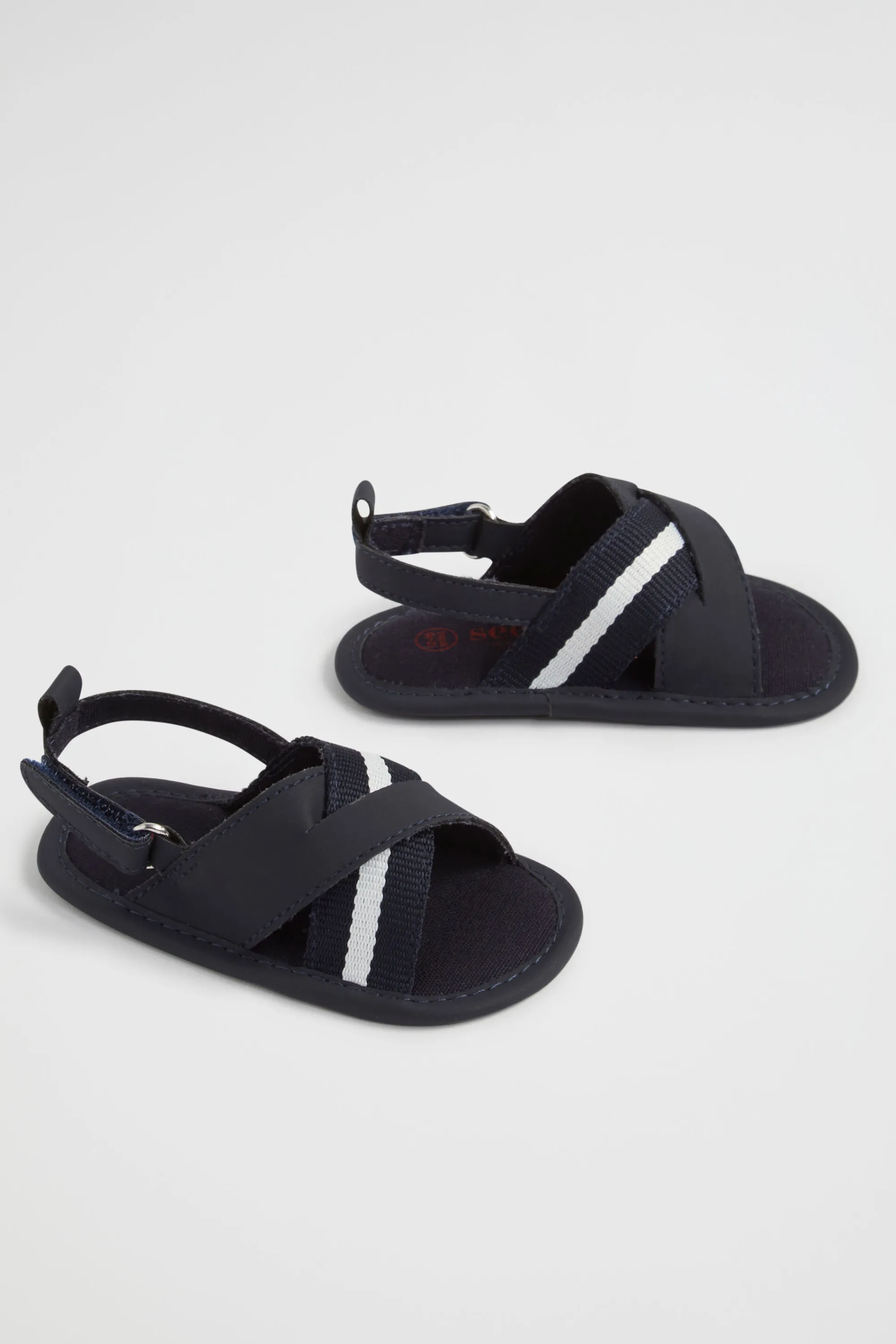 Baby Boy Seed Heritage Sandals-Tape Crossover Sandal