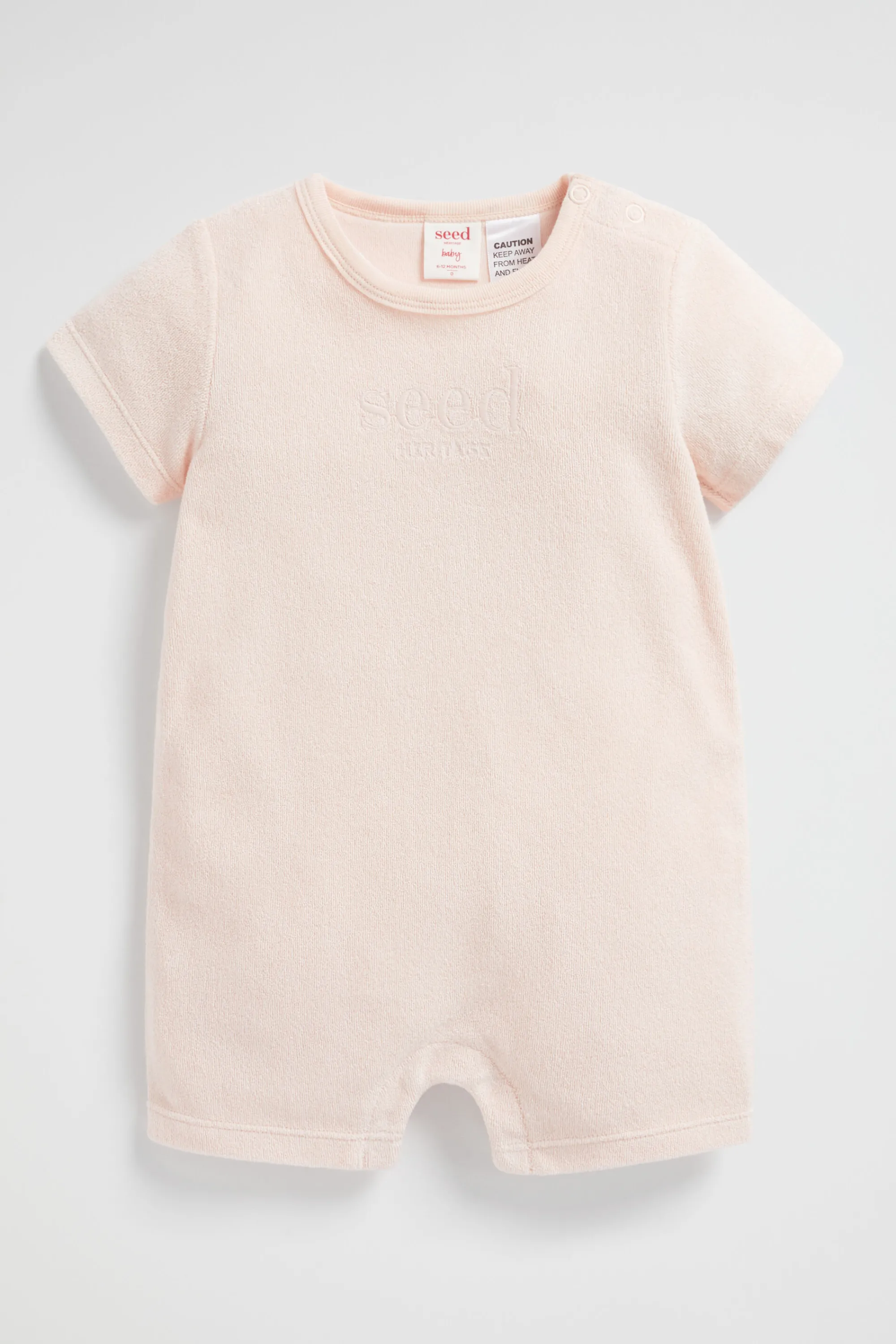 Newborn Seed Heritage Jumpsuits & Overalls-Terry Logo Jumpsuit