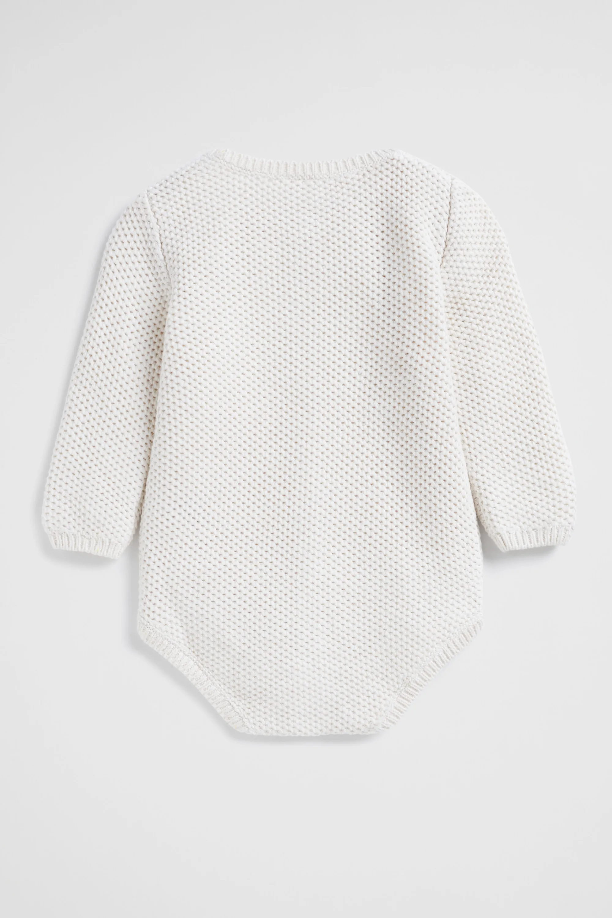 Newborn Seed Heritage Knitwear & Sweaters-Textured Knit Romper