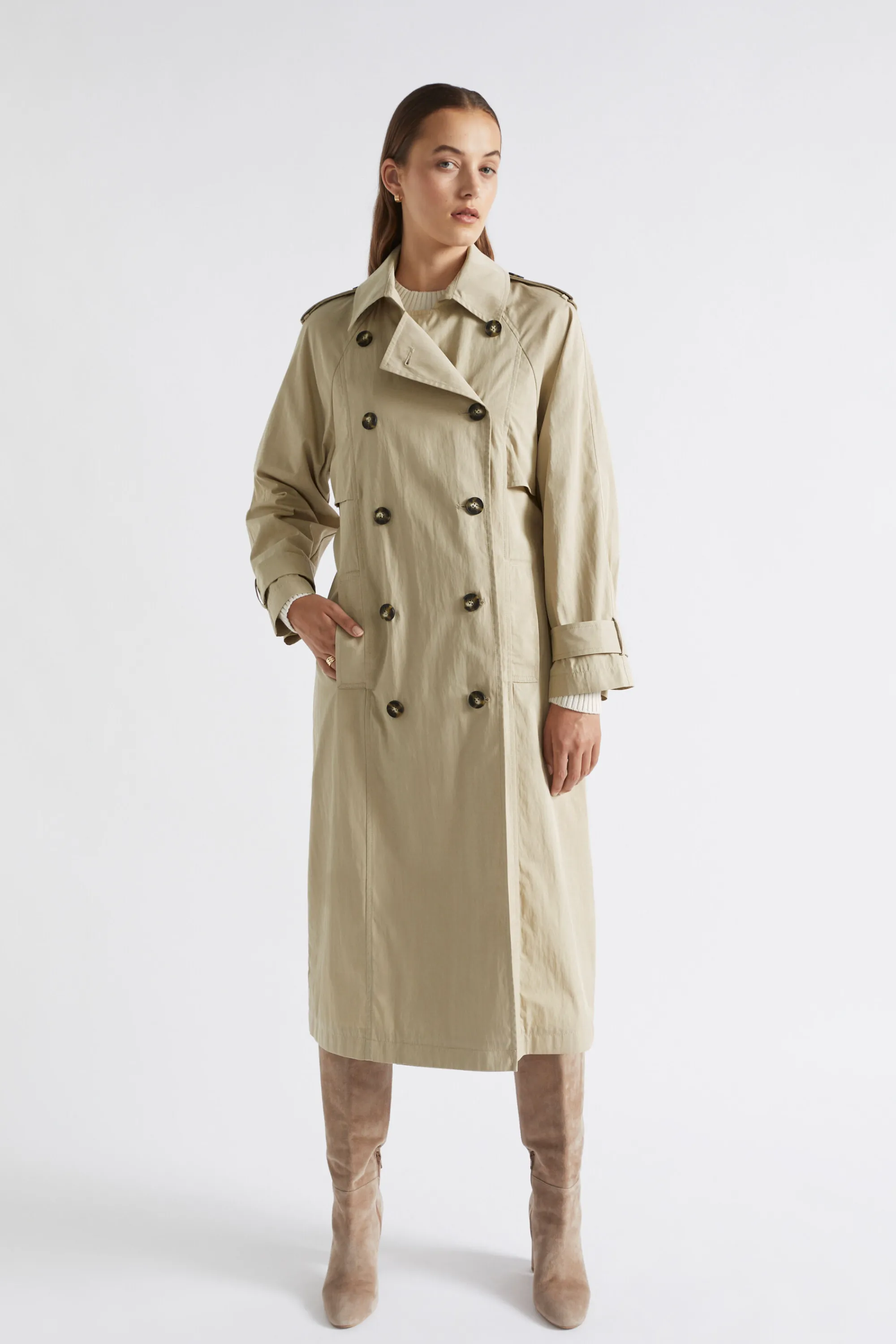 Woman Seed Heritage Jackets & Vests-Trench Coat