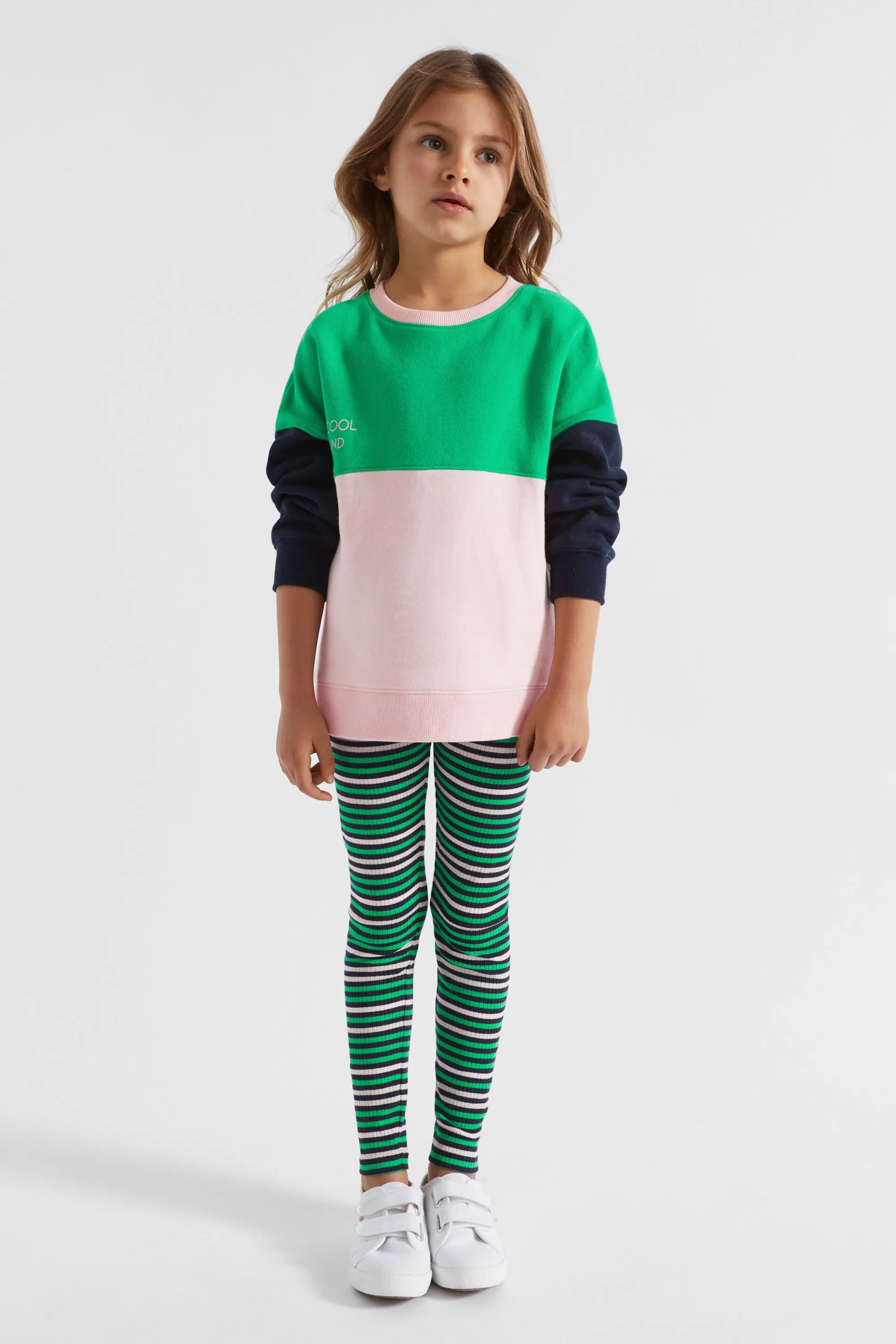 Girl Seed Heritage Pants-Variegated Stripe Legging