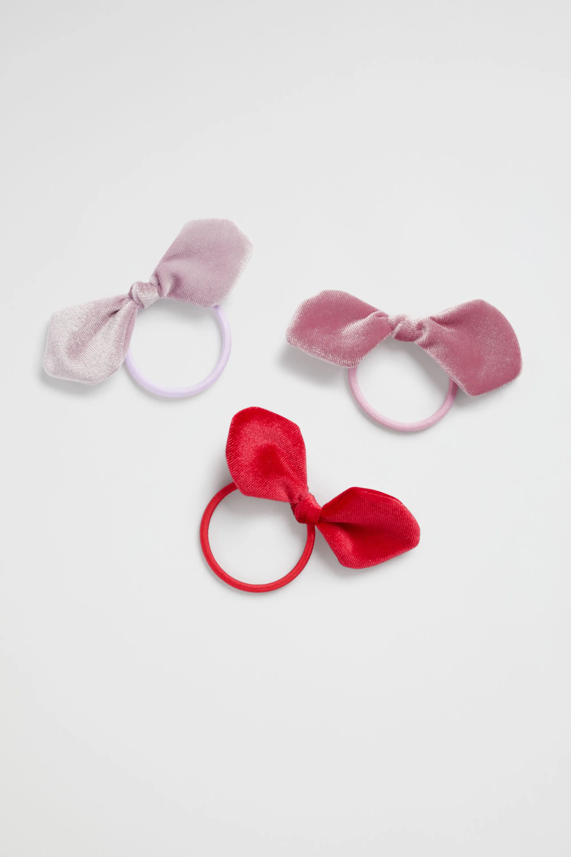 Girl Seed Heritage Hair Accessories-Velvet Bow Elastic Pack