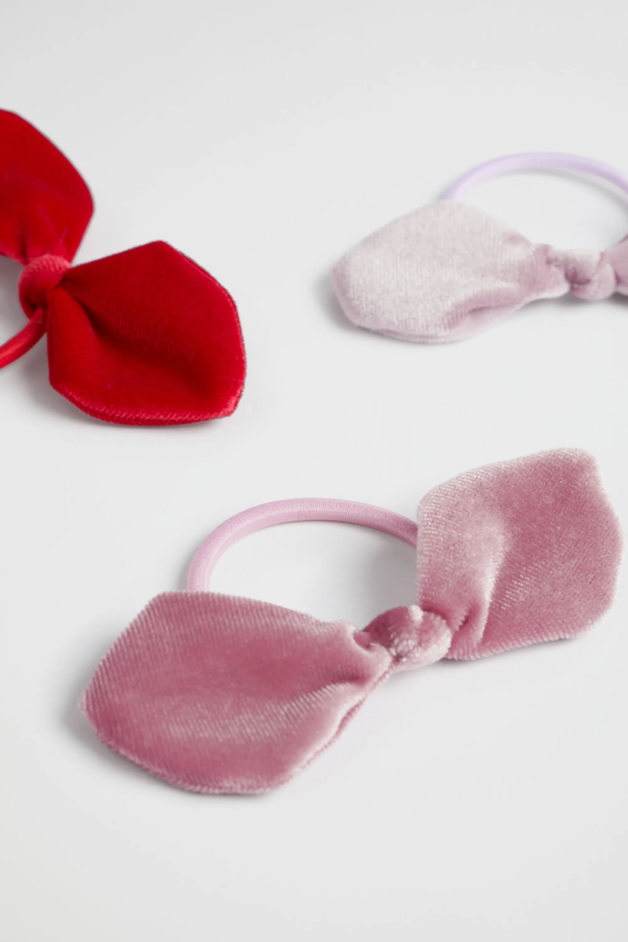 Girl Seed Heritage Hair Accessories-Velvet Bow Elastic Pack