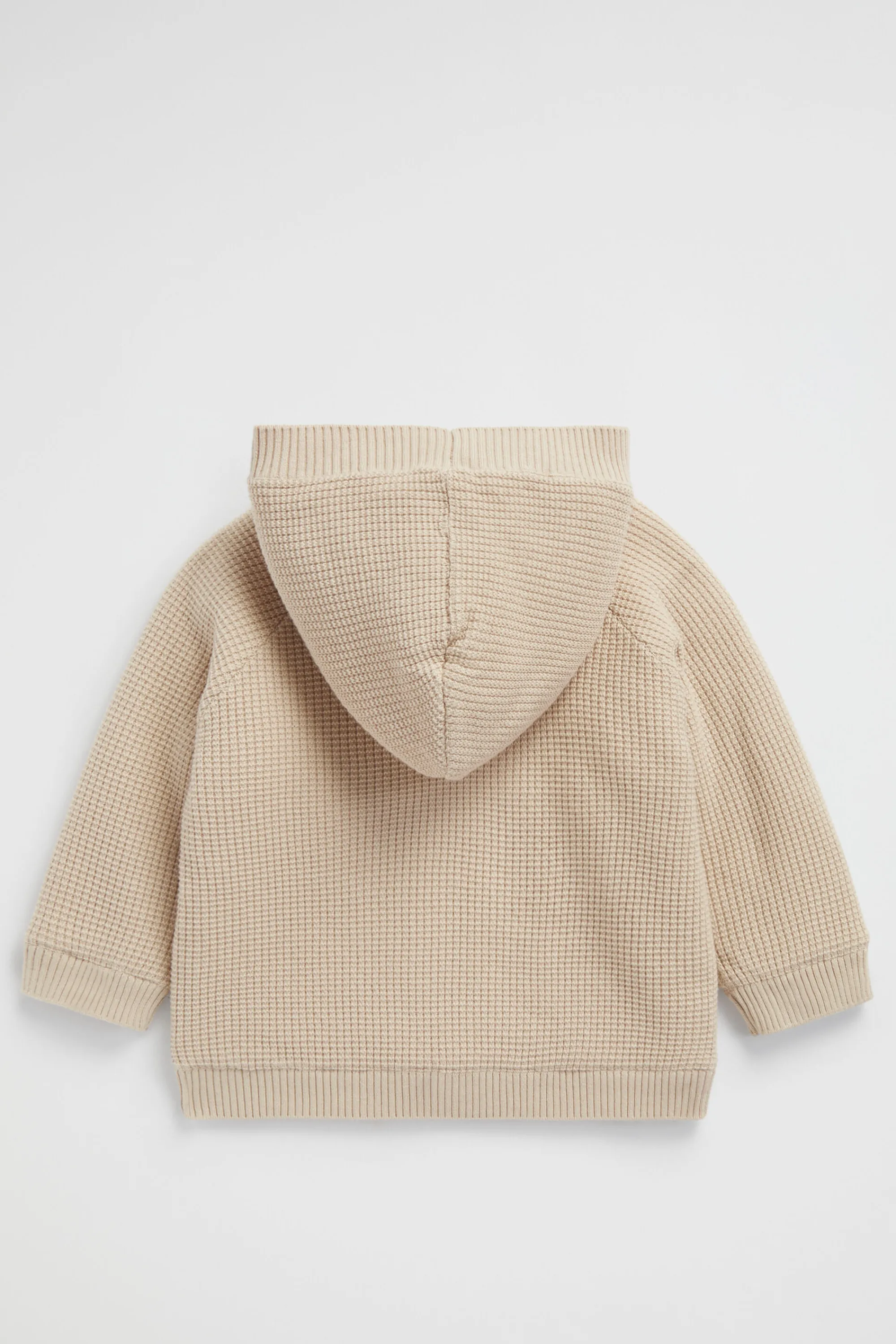 Newborn Seed Heritage Knitwear & Sweaters-Waffle Knit Sherpa Hoodie