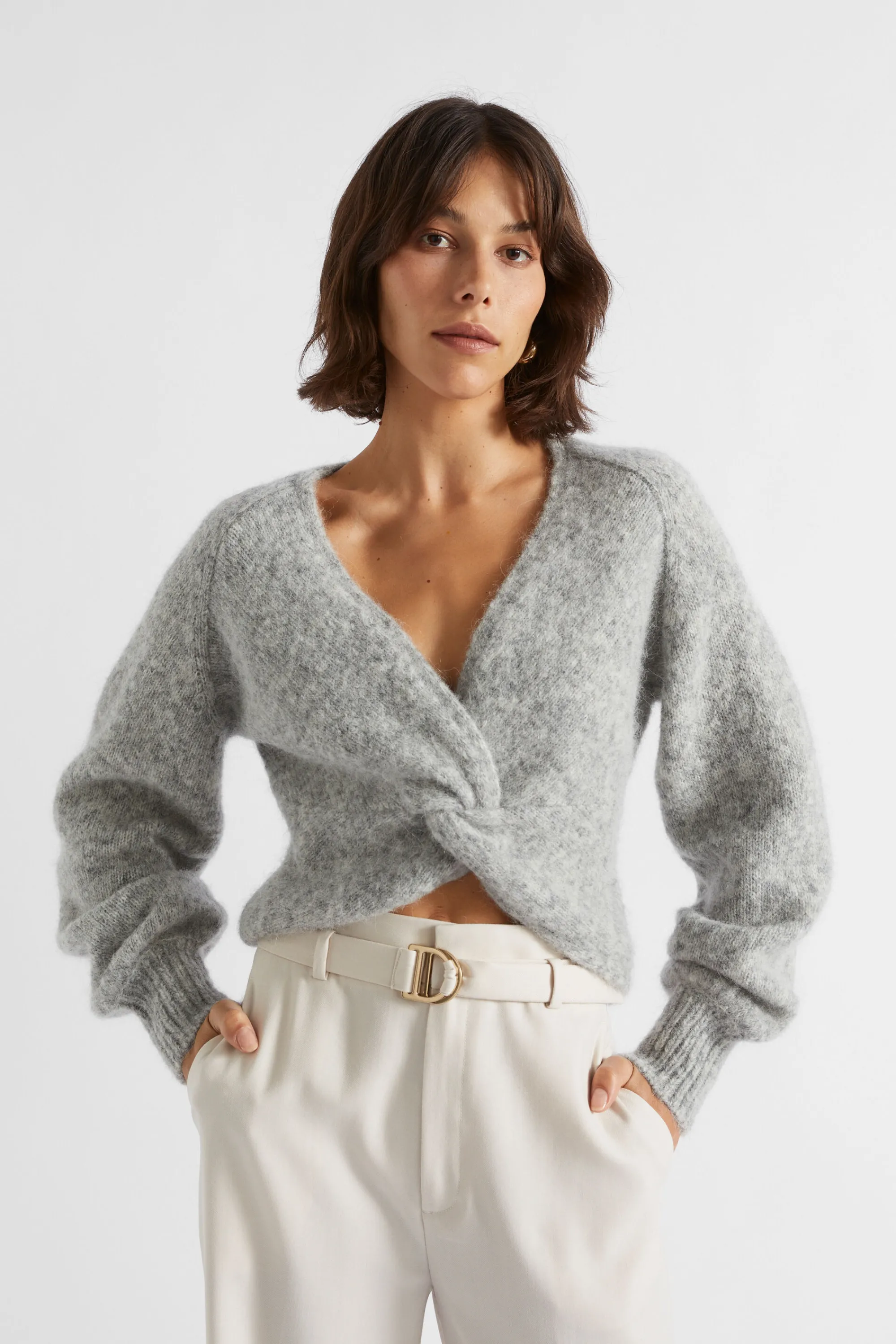 Woman Seed Heritage Knitwear & Sweaters-Wool Blend Twist Knit